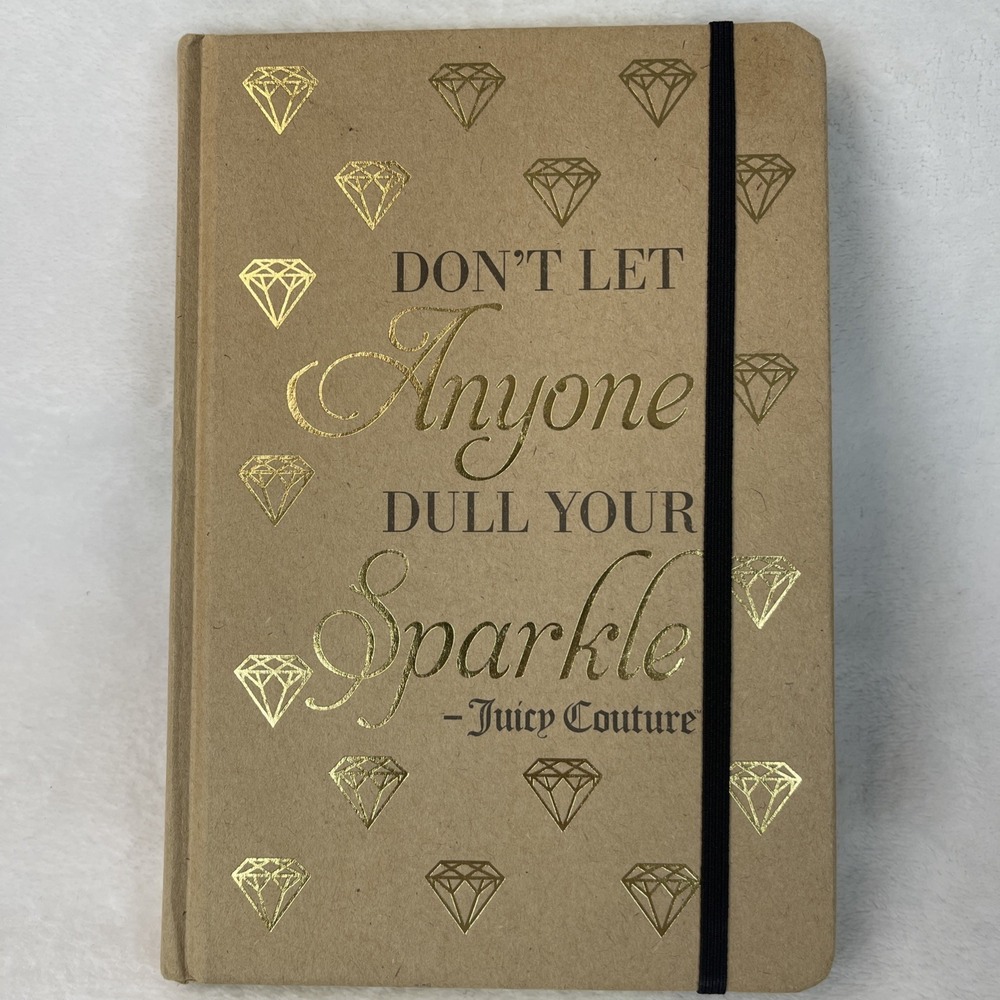 Juicy Couture "Don't Let Anyone Dull Your Sparkle" Journal Diamonds